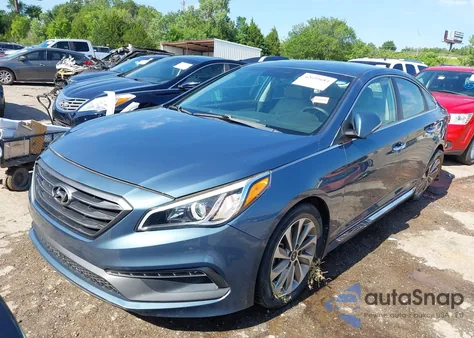 2016 Hyundai Sonata Sport/Limited z USA, uszkodzony, nr VIN 5NPE34AF5GH341639